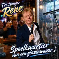 Speelkwartier van een Glazenwasser — Feestzanger Rene