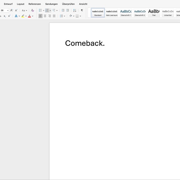 Comeback
