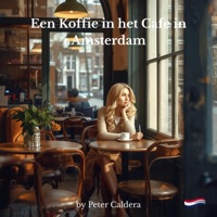 Een Koffie in het Cafe in Amsterdam