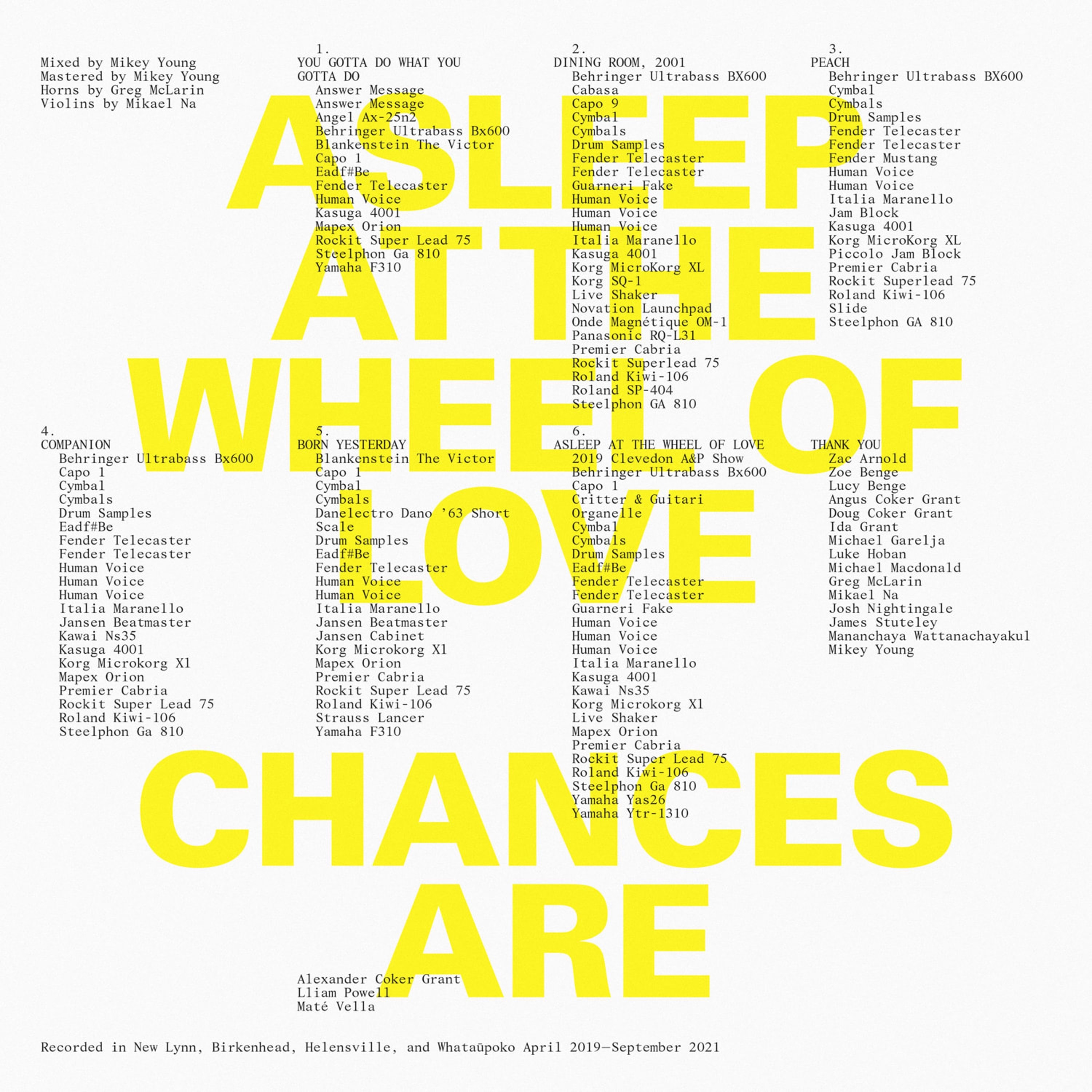 Asleep at the Wheel of Love - EP