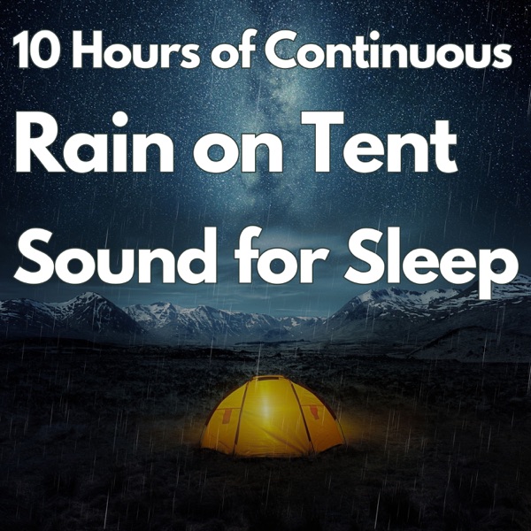 10 Hours of Continuous Rain on Tent Sound for Sleeping