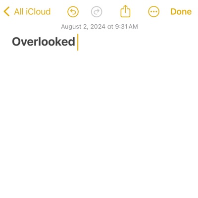 Overlooked - Single