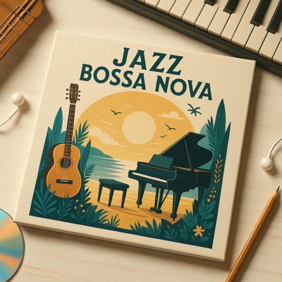 Café Tropique  Waves, Leaves, and a Touch of Jazz