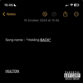 Holding Back (Hulton) Hulton