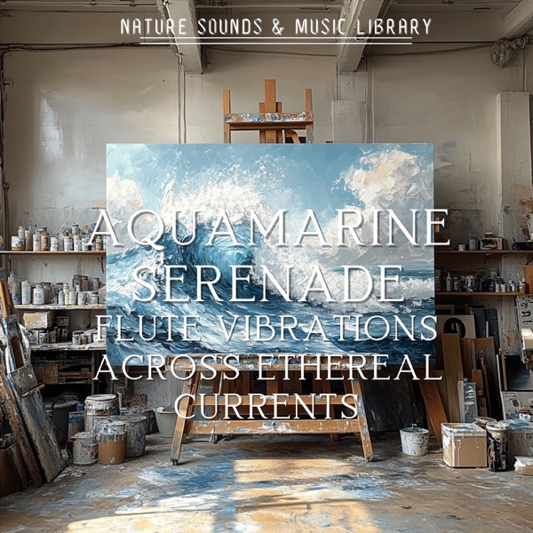 Aquamarine Serenade: Flute Vibrations Across Ethereal Currents