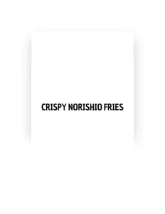 Hör dir Crispy NoriShio Fries an, schau dir Musikvideos an, lies die Biografie, finde Tourdaten und mehr!