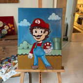 Hei Supermario song art