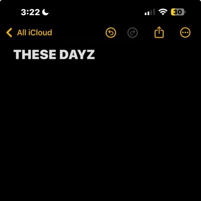 THESE DAYZ (feat. 1804 KAM) - Single