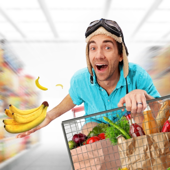 Grocery Store DASH! (Swipe and Scan)