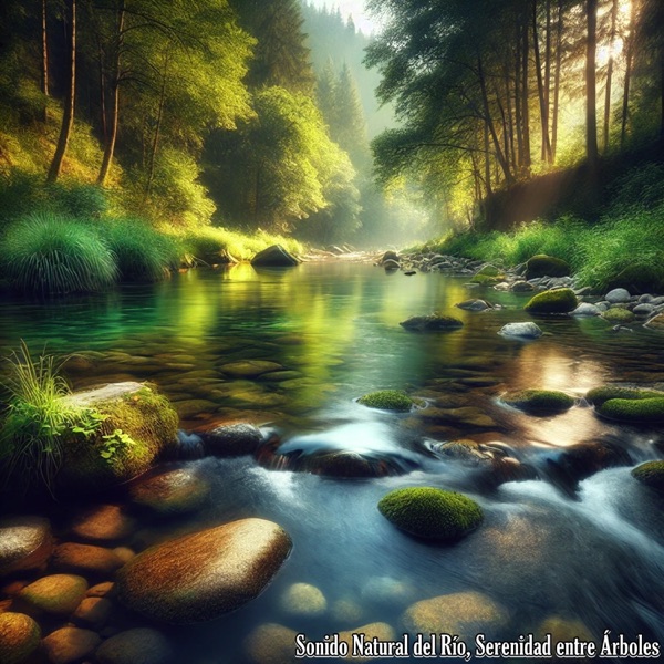 Sonido Natural del Río, Serenidad entre Árboles