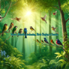 Birdsong - Dawn's Melodic Awakening, Birds Singing at Sunrise artwork