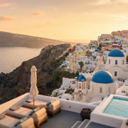 Santorini Sunset (Mediterranean Lounge House) - Cielo Ardent