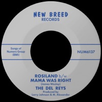 Rosiland b/w Mama Was Right - Single - The Del Reys & Consolidated Productions