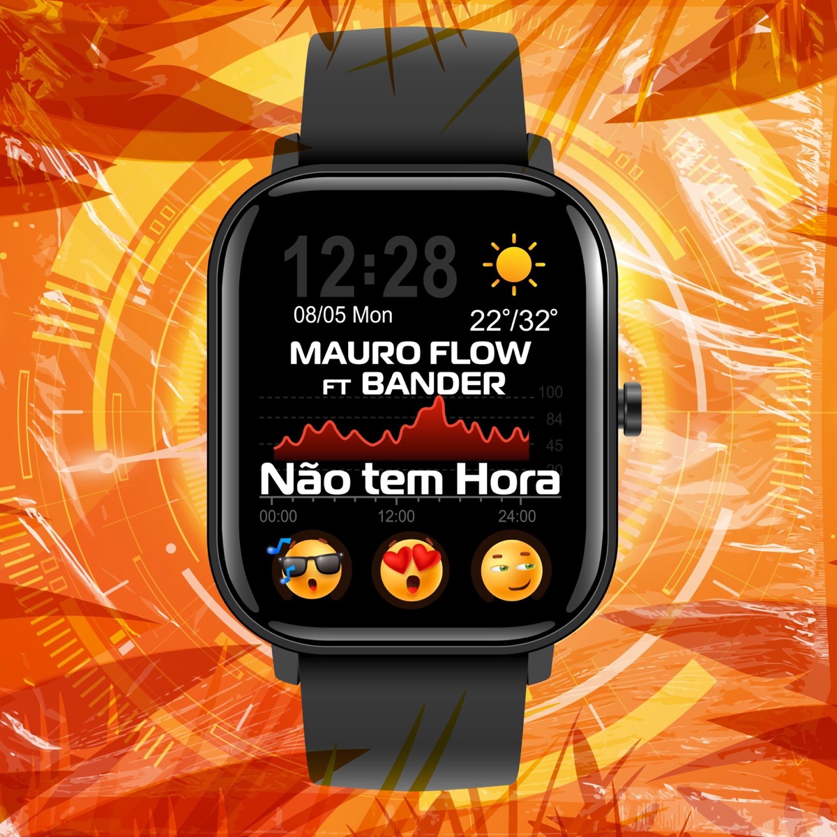 Cover du titre Não Tem Hora (feat. Bander)