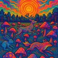 Psilocybin forest - Bretton Smiley