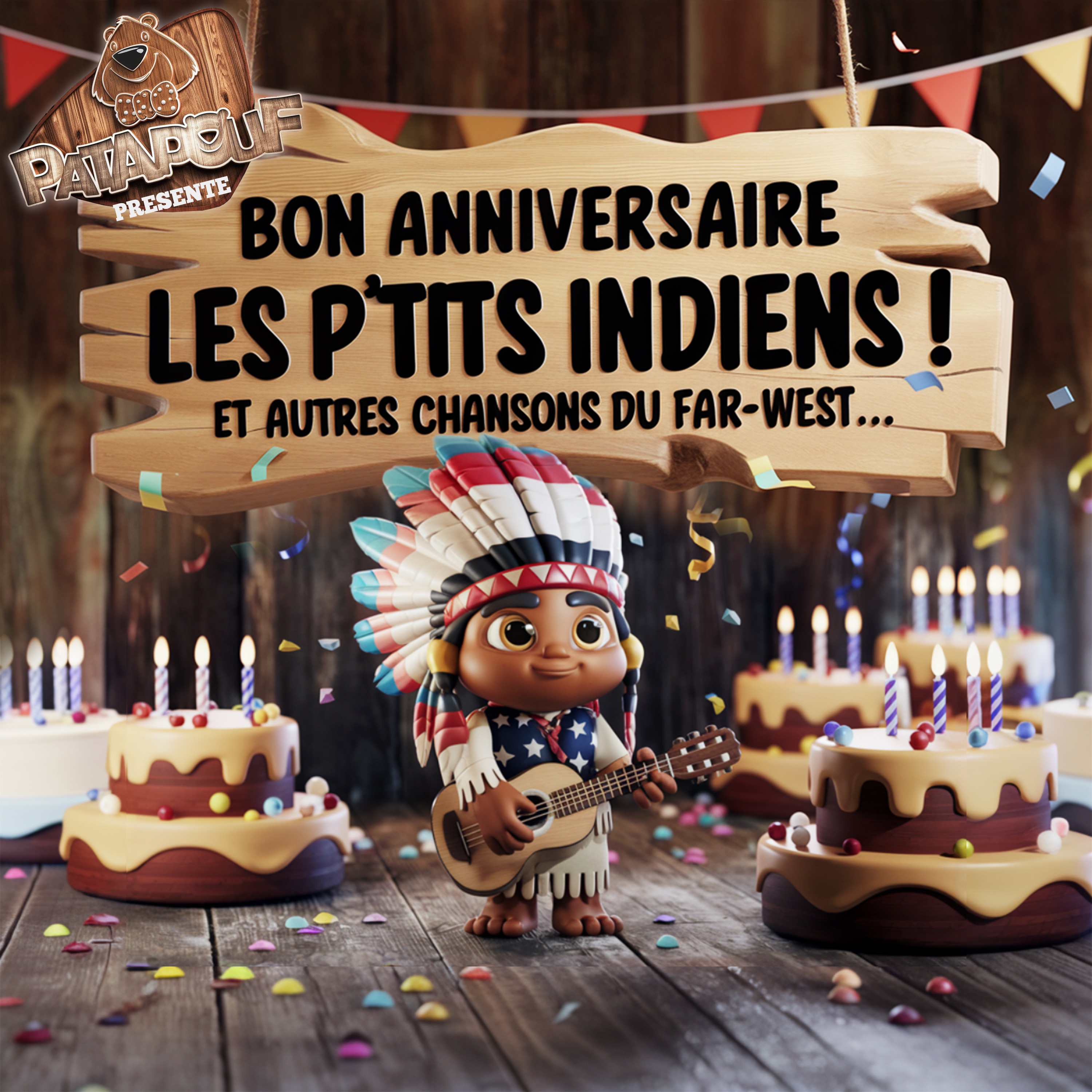 BON ANNIVERSAIRE LES P'TITS INDIENS ! Et autres chansons du Far-West..