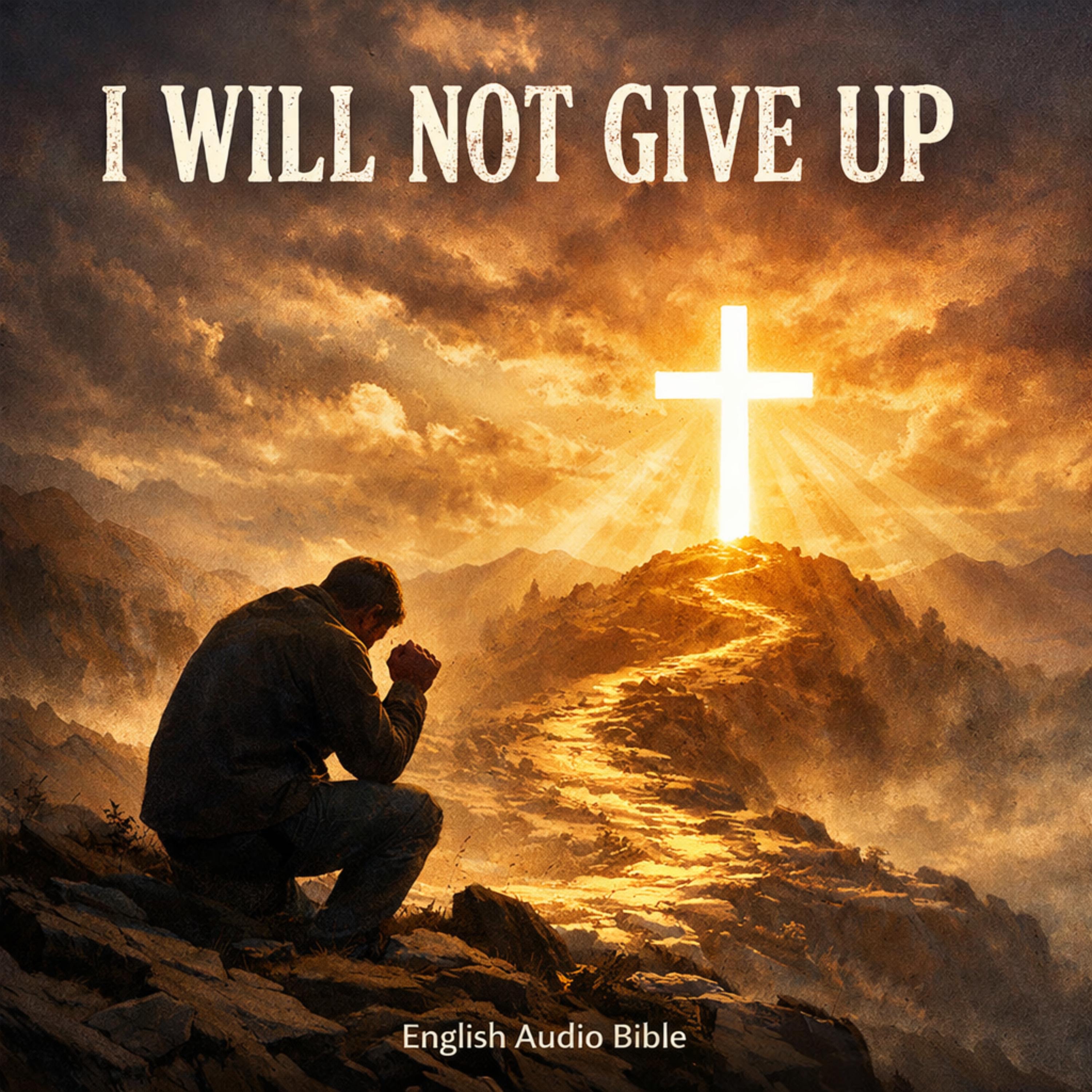 English Audio Bible - I Will Not Give Up (Full Lyrics Video) - English Audio Bible