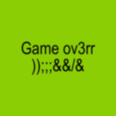 Game ov3rr - Single