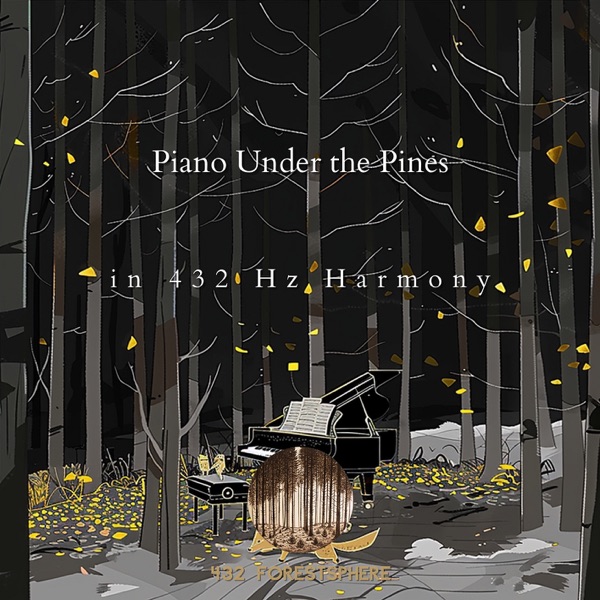 Piano Under the Pines in 432 Hz Harmony