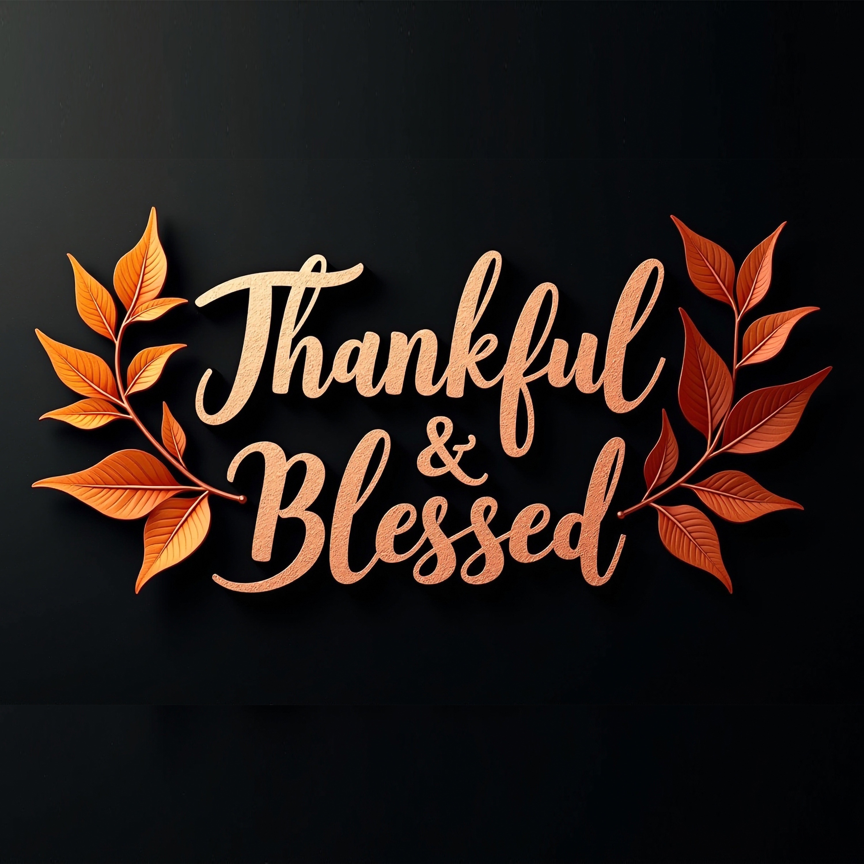 thankful & blessed