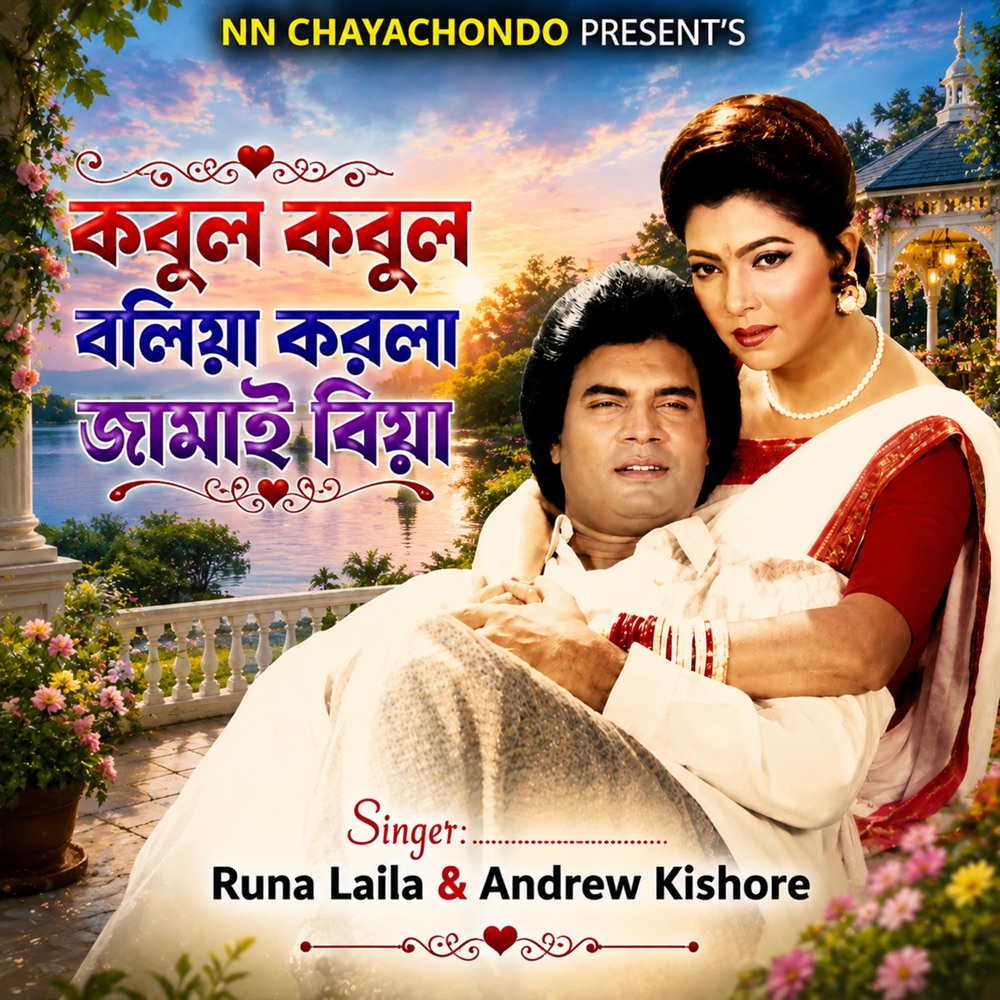 Обложка альбома «Kobul Kobul Bolia (From "Durjoy") - Single» — Runa Laila, Andrew Kishore, Abu Taher & Moniruzzaman Monir