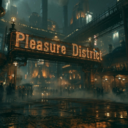 Pleasure District - PhaseSyndicate Cover Art