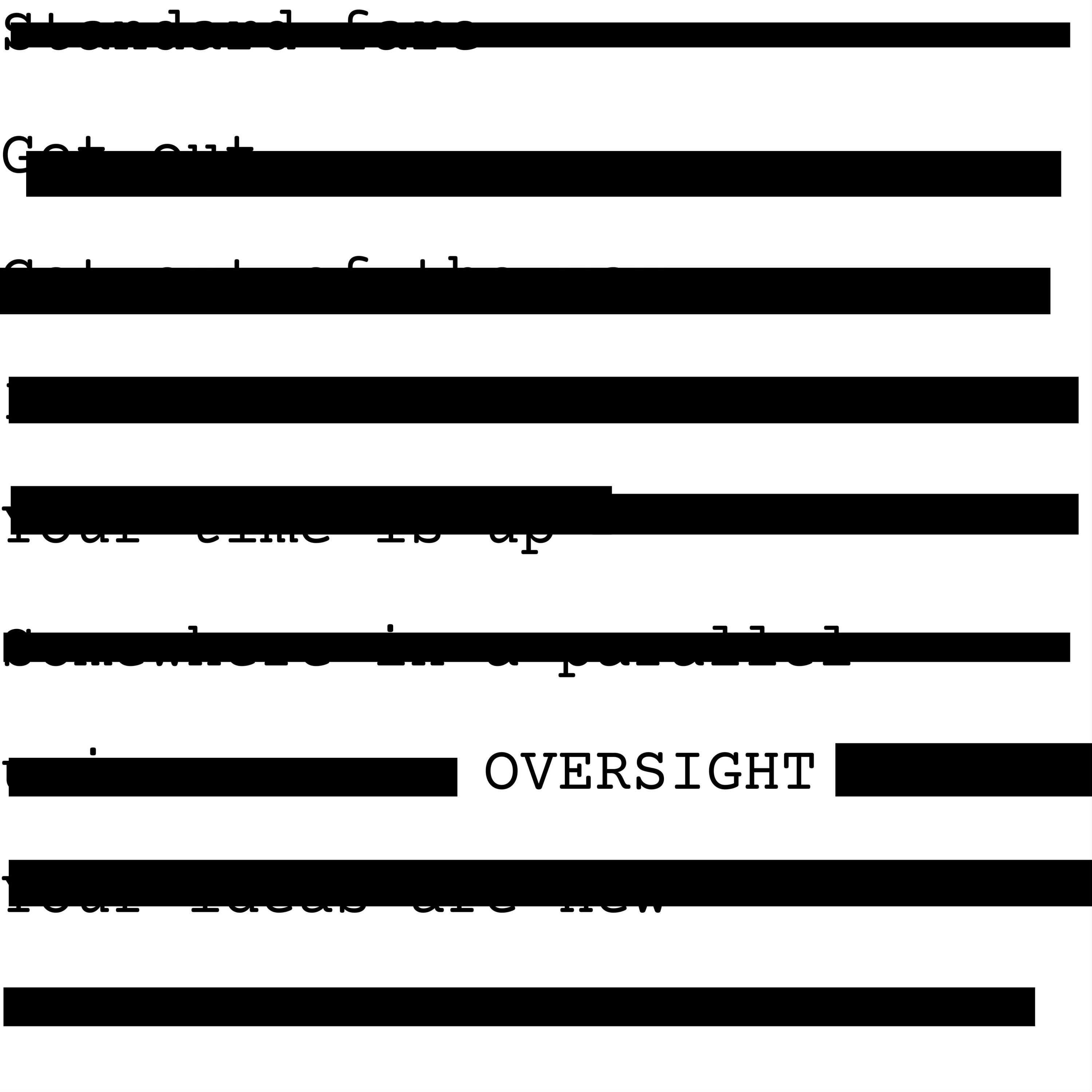 Oversight - Single