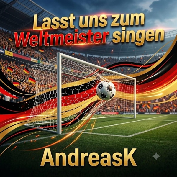 Lasst uns zum Weltmeister singen.
