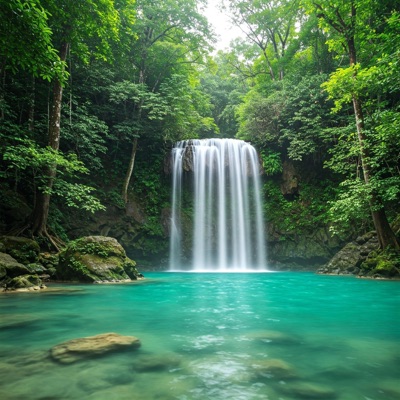 Cascada Esmeralda  Música Relajante y Sonidos del Agua para Calmar la Mente - Single