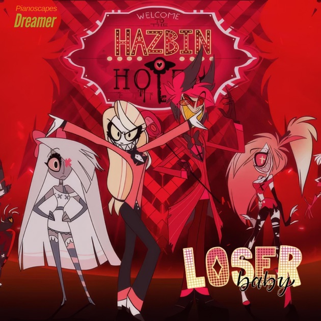 Hazbinhotel サインプリント Loser baby Hazbinhotel サインプリント Loser baby tst,small,845x845-pad,