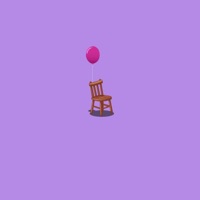 chair with a pink balloon - Single - TossedOnion