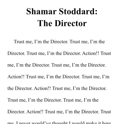 I'm The Director
