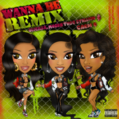 Wanna Be (Remix) - GloRilla, Megan Thee Stallion &amp; Cardi B Cover Art