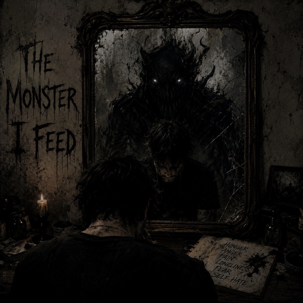 Обложка альбома «The Monster I Feed - Single» — Among The Outcasts