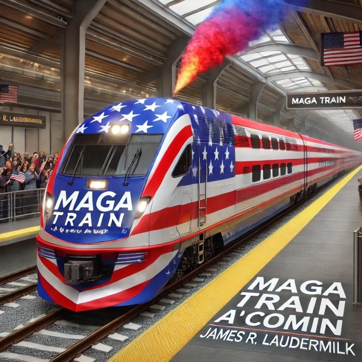 MAGA Train A'Comin - Single - Album by James R. Laudermilk - Apple Music