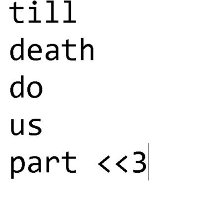 till death do us part - Single