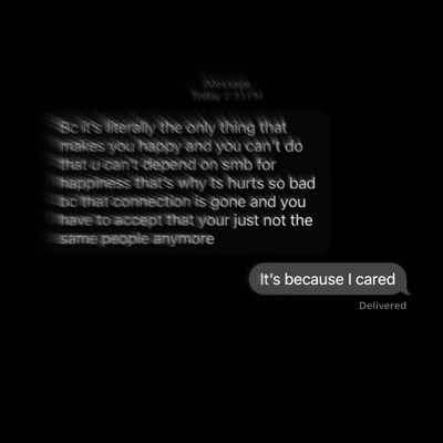 Its Because I Cared - Single