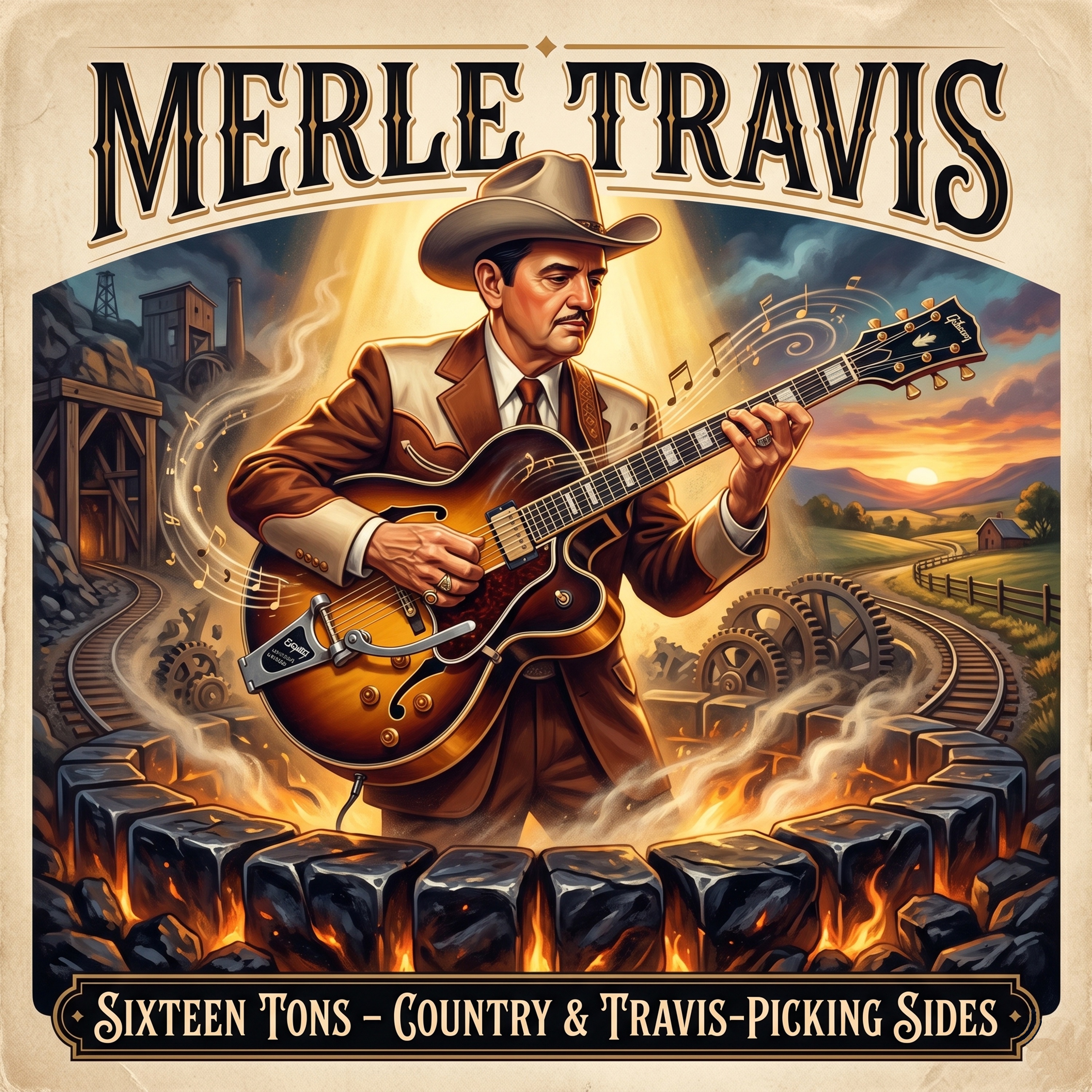 Sixteen Tons - Country & Travis-Picking Sides