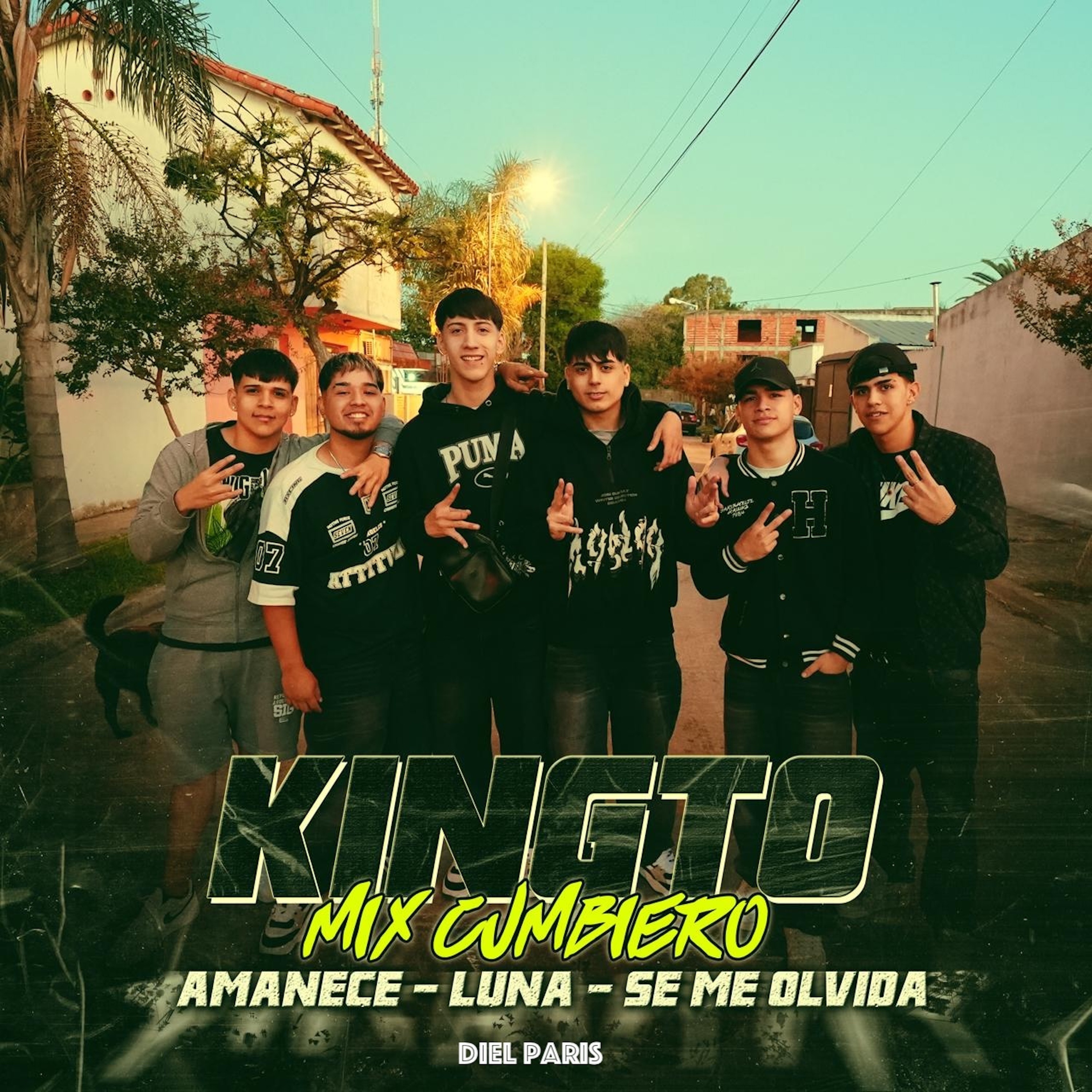KINGTO, Diel Paris - Mix Cumbiero: Amanece / Luna / Se Me Olvida