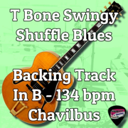 T Bone Swingy Shuffle Blues Backing Track - Chavilbus