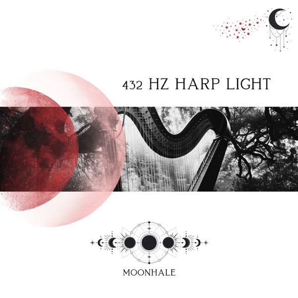 432 Hz Harp Light: Luminous Tones