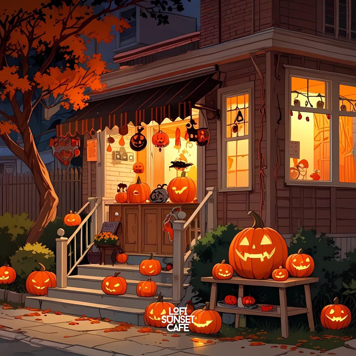 ‎Halloween 2024 EP Album by Lofi Sunset Cafe Apple Music