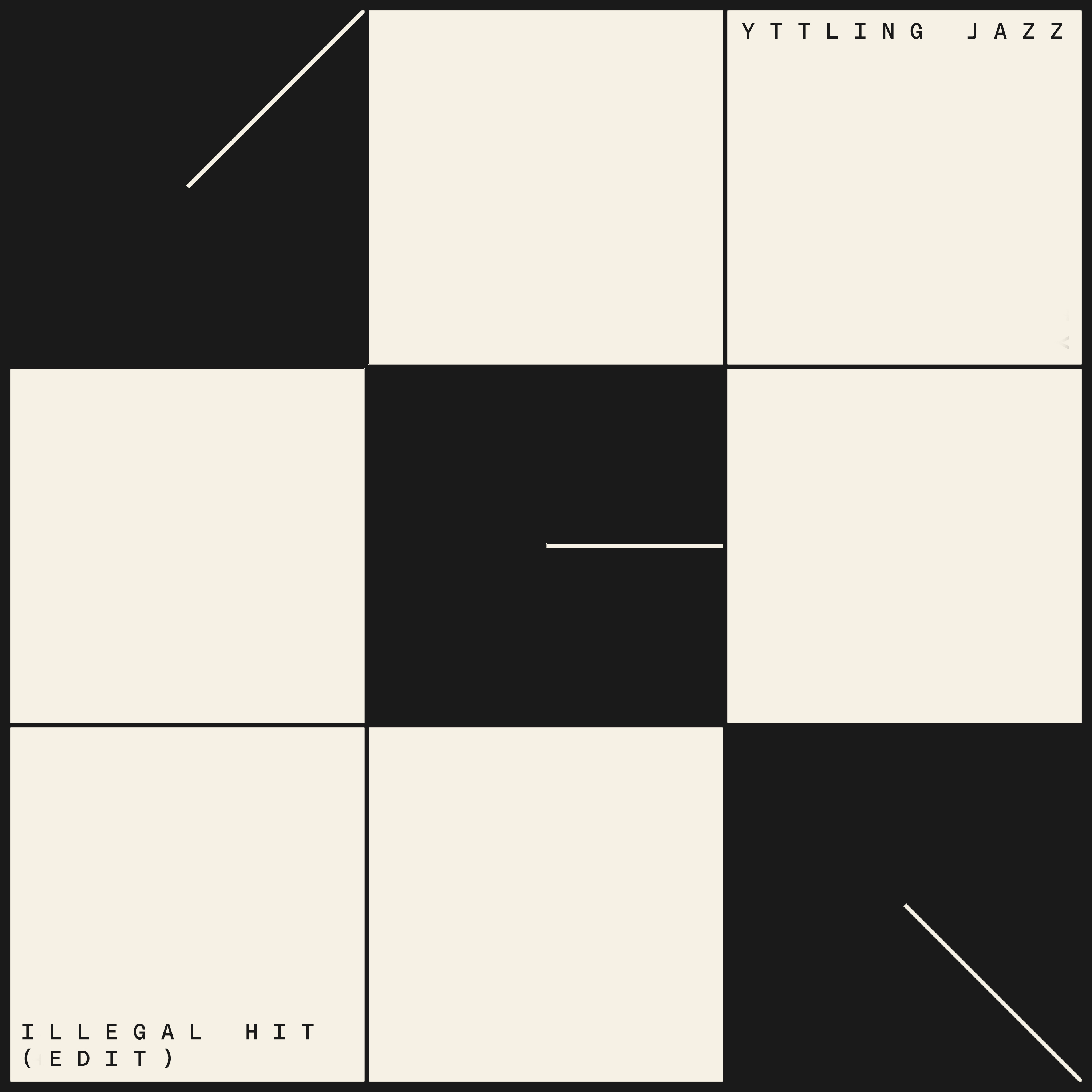 Yttling Jazz - Illegal Hit (Edit) (feat. Joshua Idehen & Saturday, Monday)