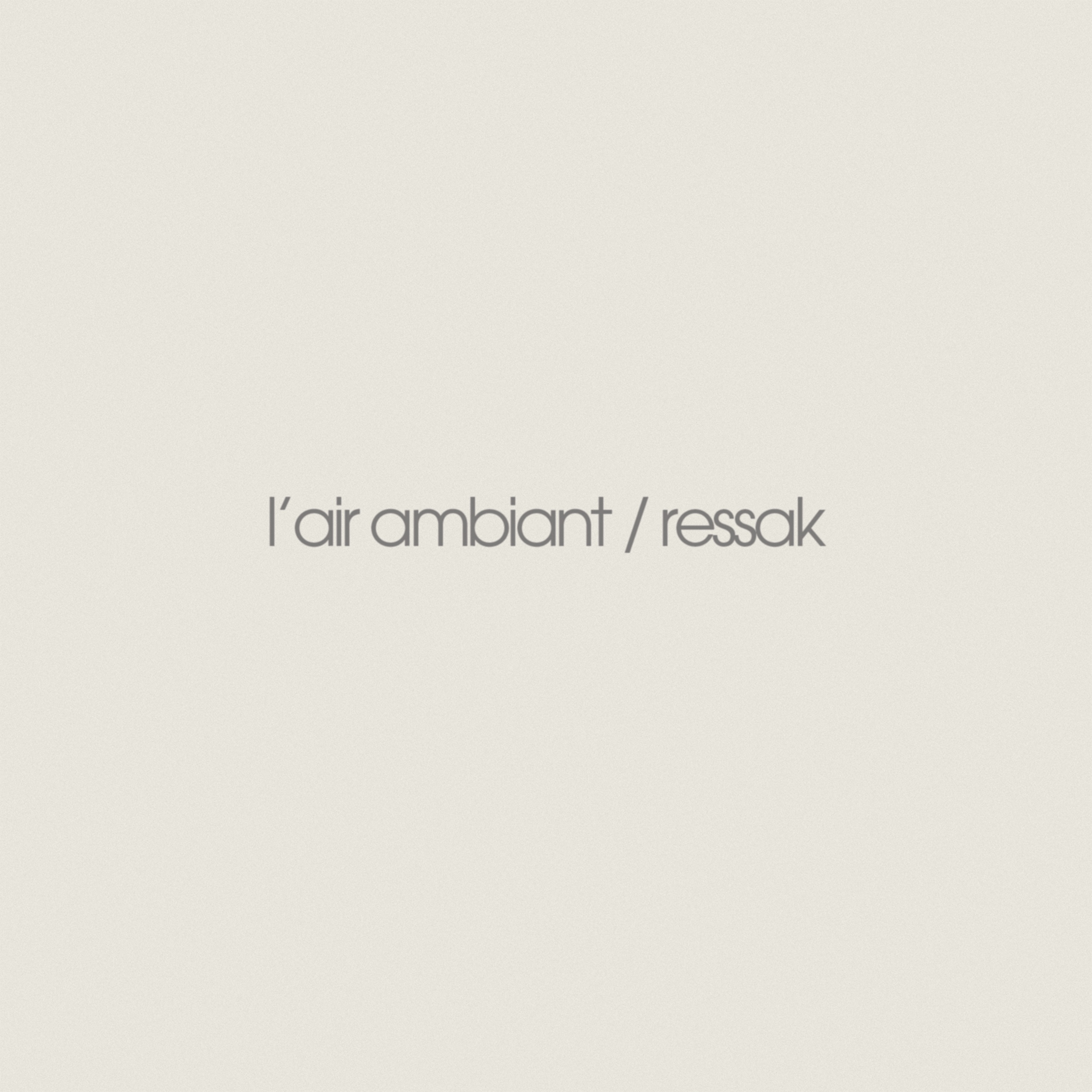 L'air ambiant - Single