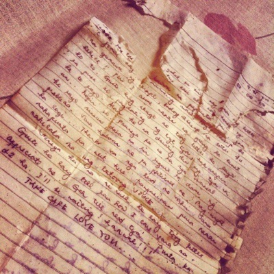Ripped Up Letter