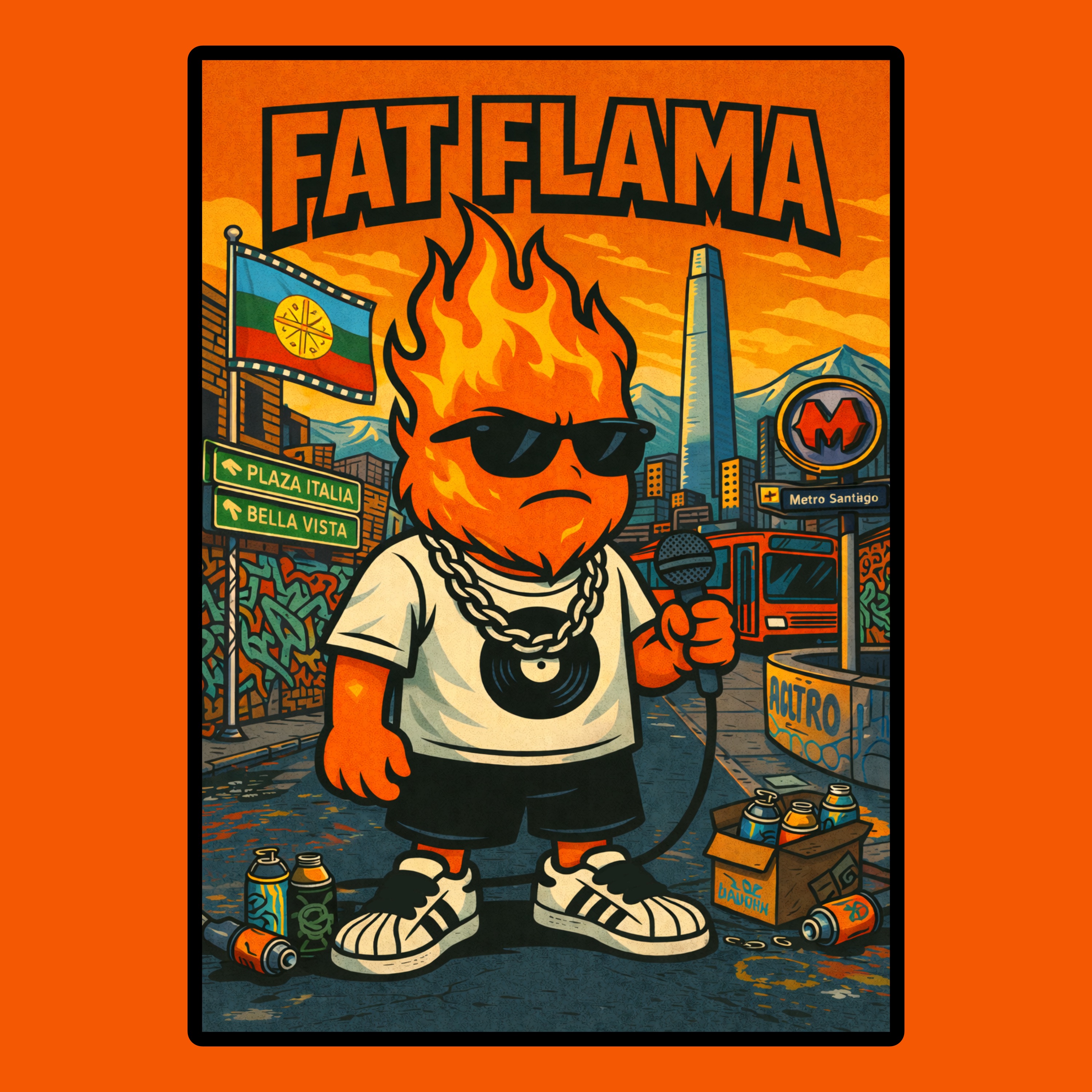 Fat Flama (feat. Gabobo, Dreal & Asomone) - Single by Shoke Beat album cover