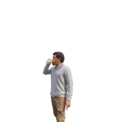 quarterzip and matcha - Single