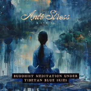 Buddhist Meditation Under Tibetan Blue Skies