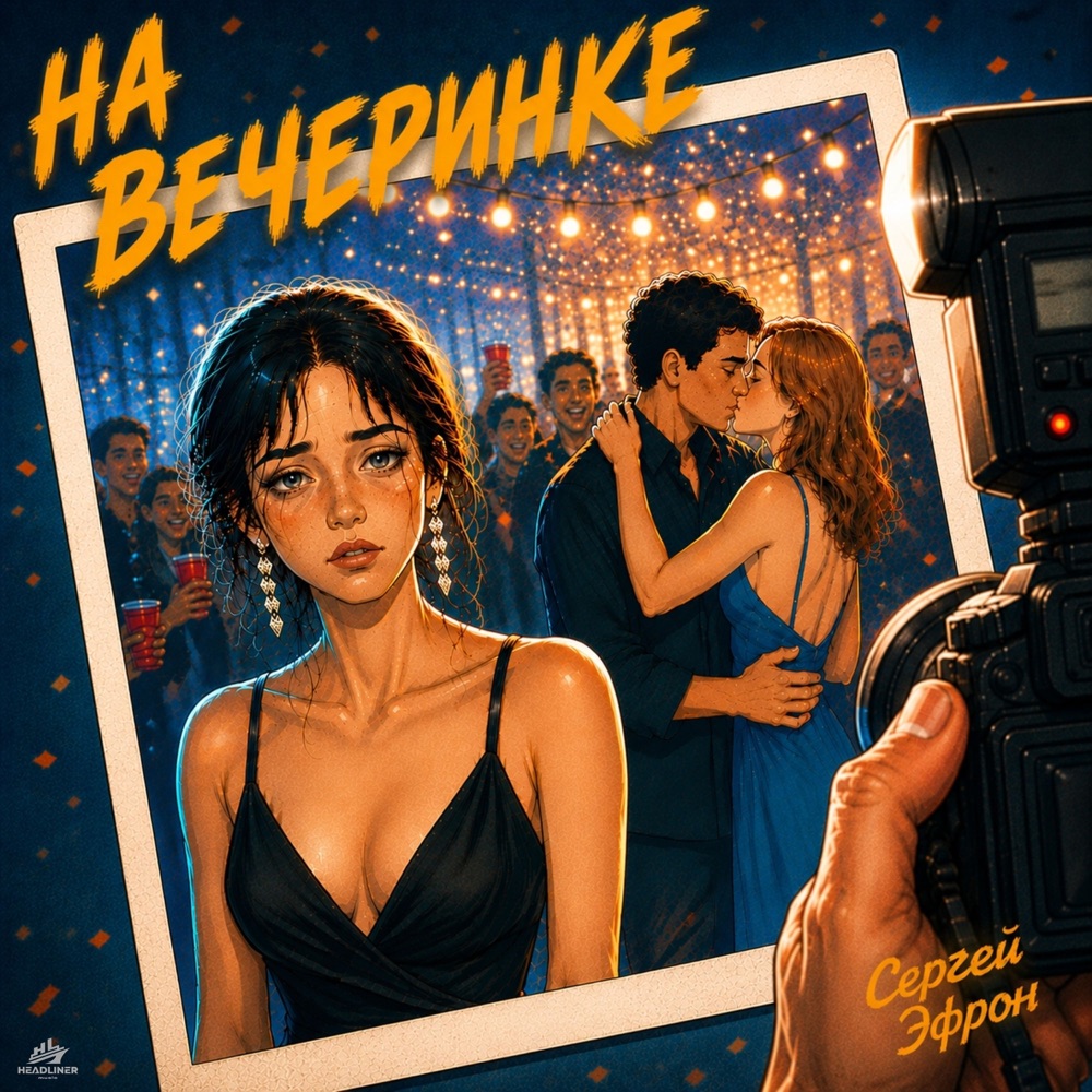 Обложка альбома «На вечеринке - Single» — Сергей Эфрон & группа СТРЕЛКИ