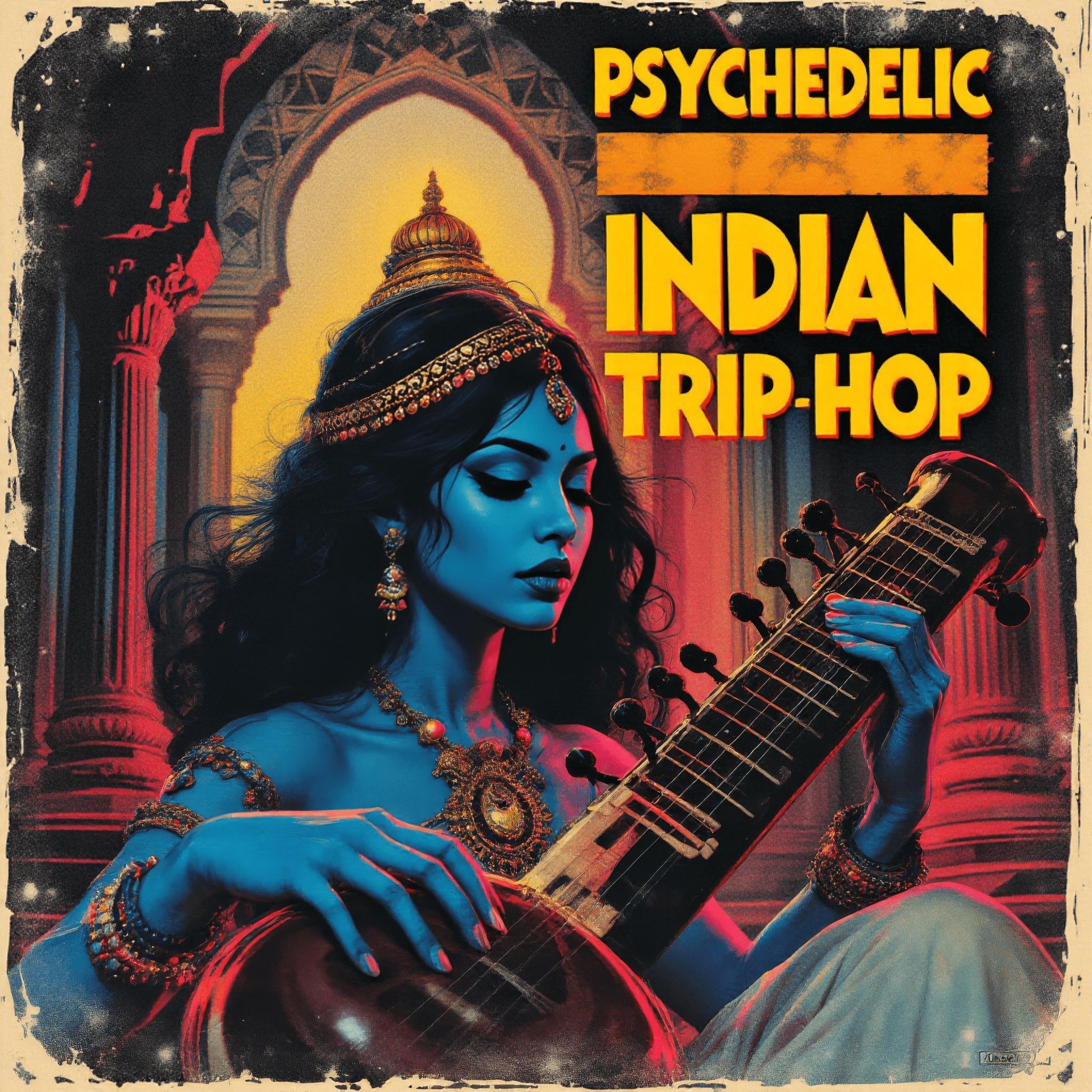 Psychedelic Indian Trip Hop ("Elephants Marching on Liquid Light") AI Album